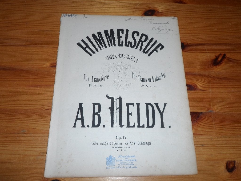 Himmelsruf - a.b. Neldy, Gebruikt, Ophalen of Verzenden, Artiest of Componist, Piano