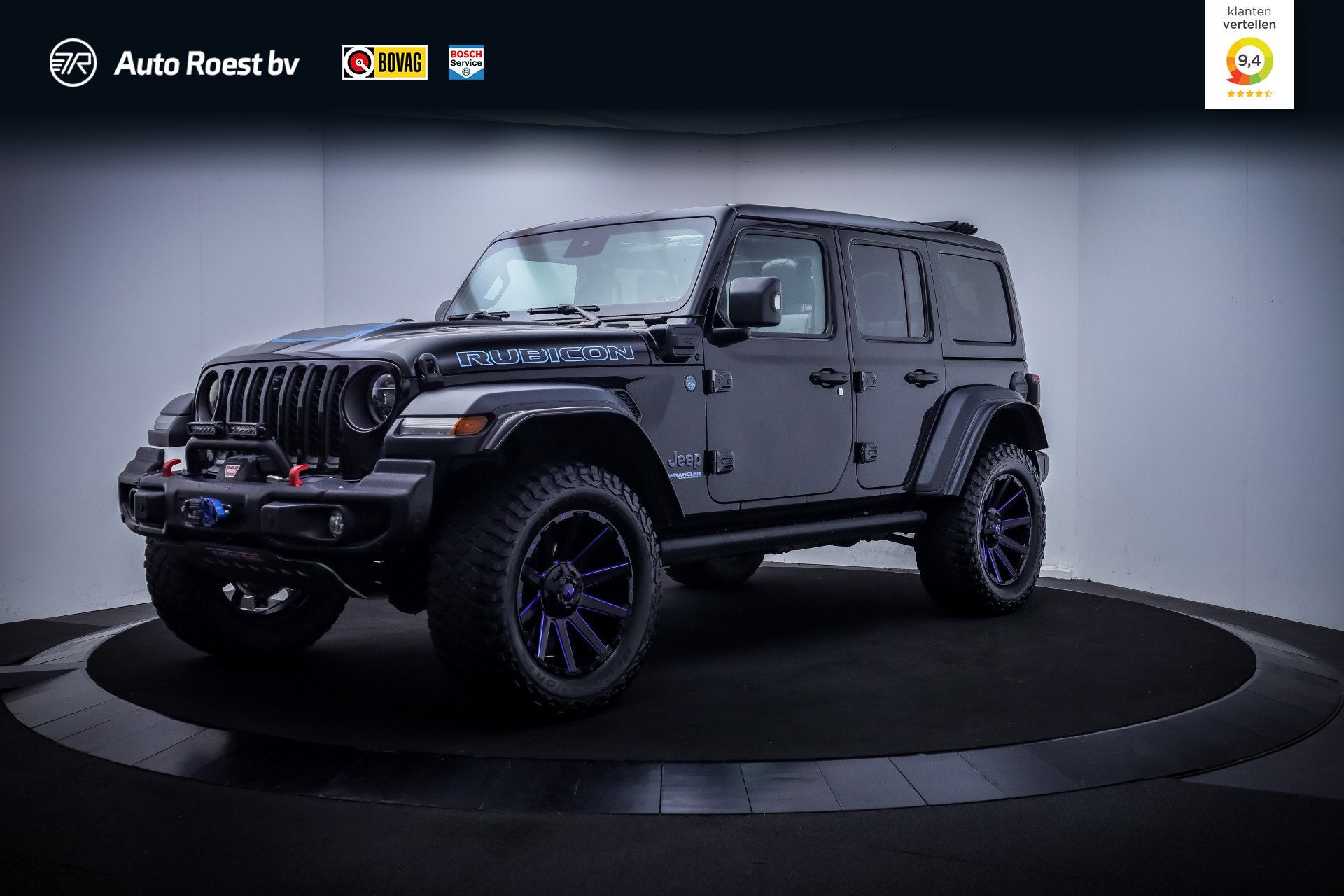 Jeep Wrangler Unlimited 4xe380 RUBICON SOH 89% | SOFTTOP | F, Auto's, Jeep, Zwart, 4 cilinders, Automatische klimaatregeling, Vierwielaandrijving