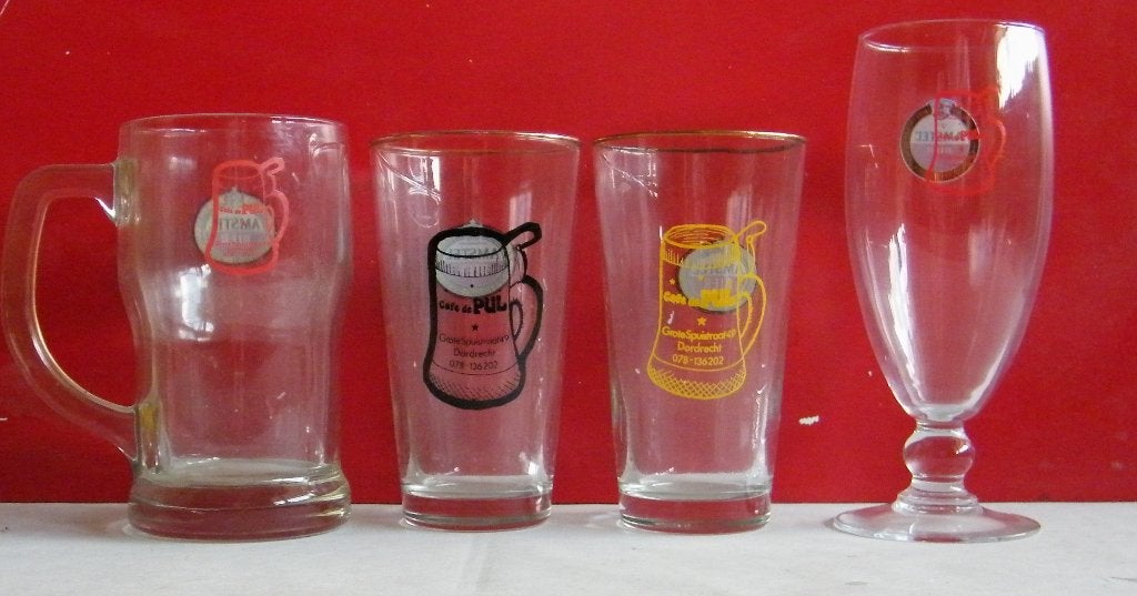 Amstel bier glazen -10-, Verzamelen, Ophalen, Zo goed als nieuw, Glas of Glazen, Amstel
