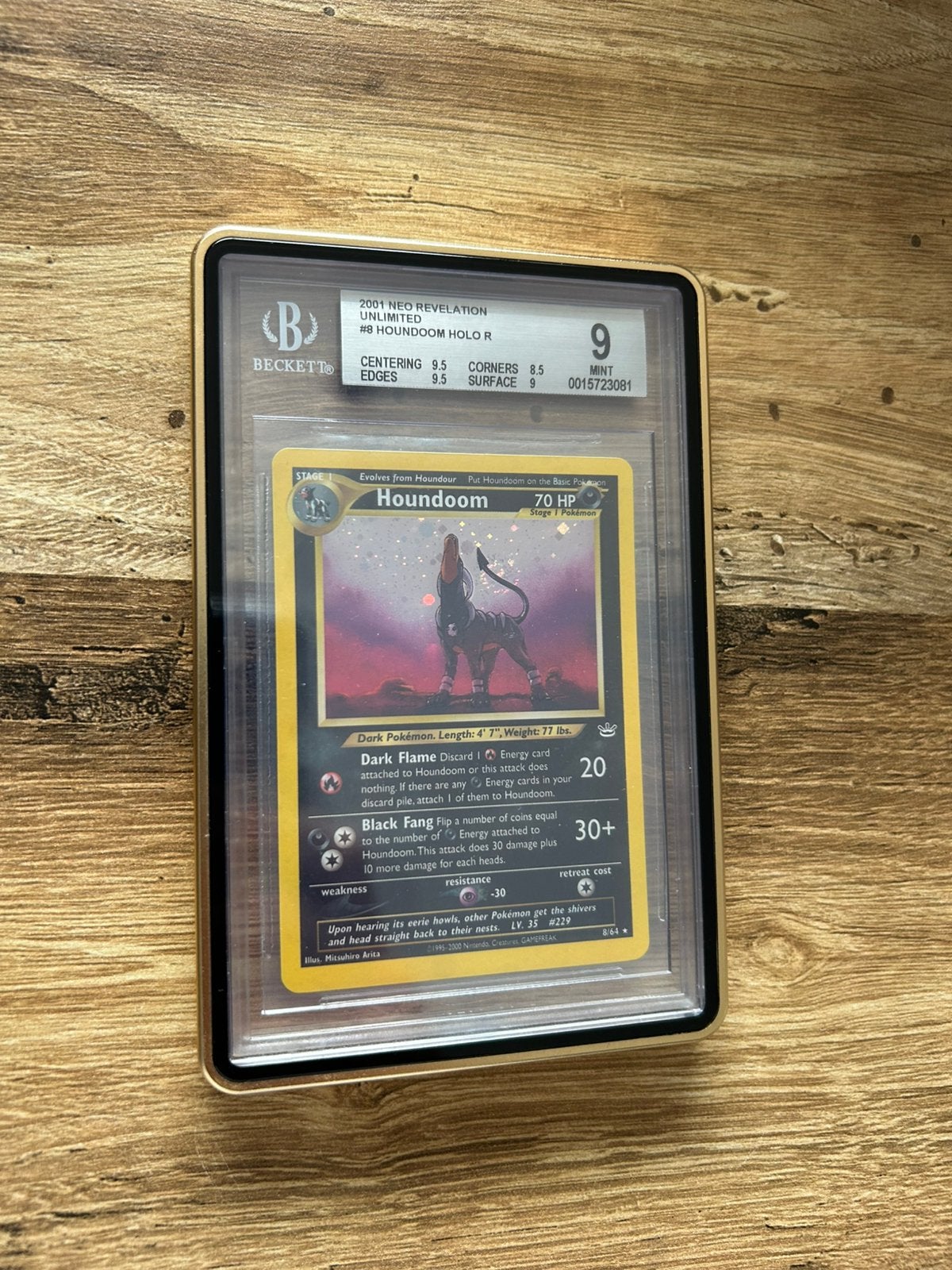 Houndoom BGS 9, Ophalen of Verzenden, Nieuw, Losse kaart, Foil