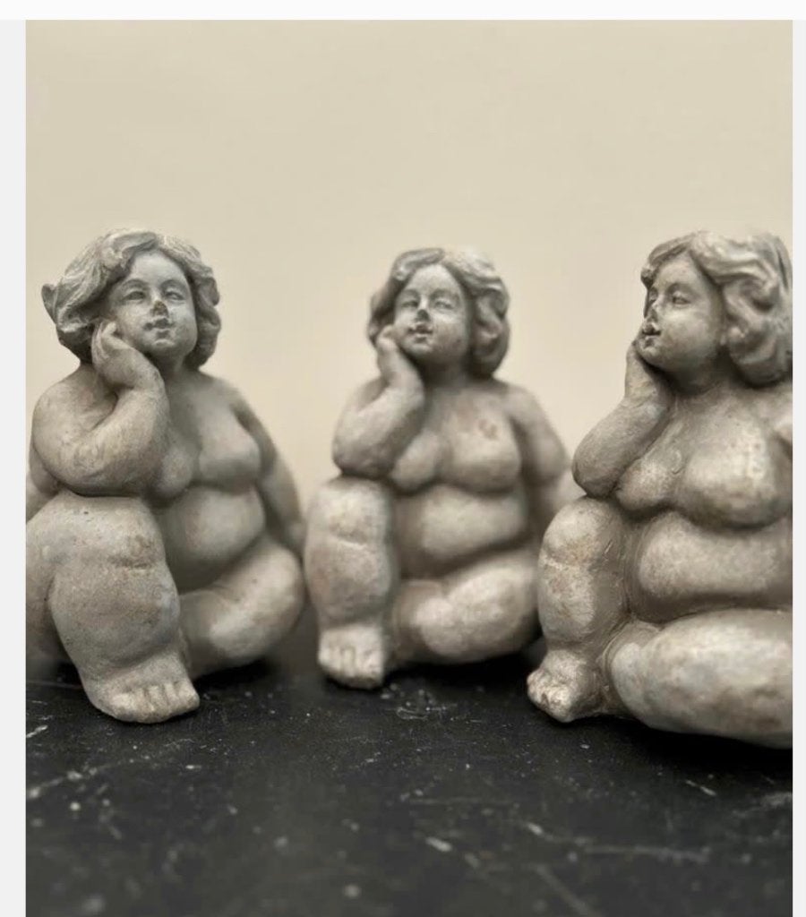 3 x zware “dikke” dame decoratie in tuin binnen pr.p.stuk, Tuin en Terras, Tuinbeelden, Steen, Overige typen, Nieuw, Ophalen of Verzenden