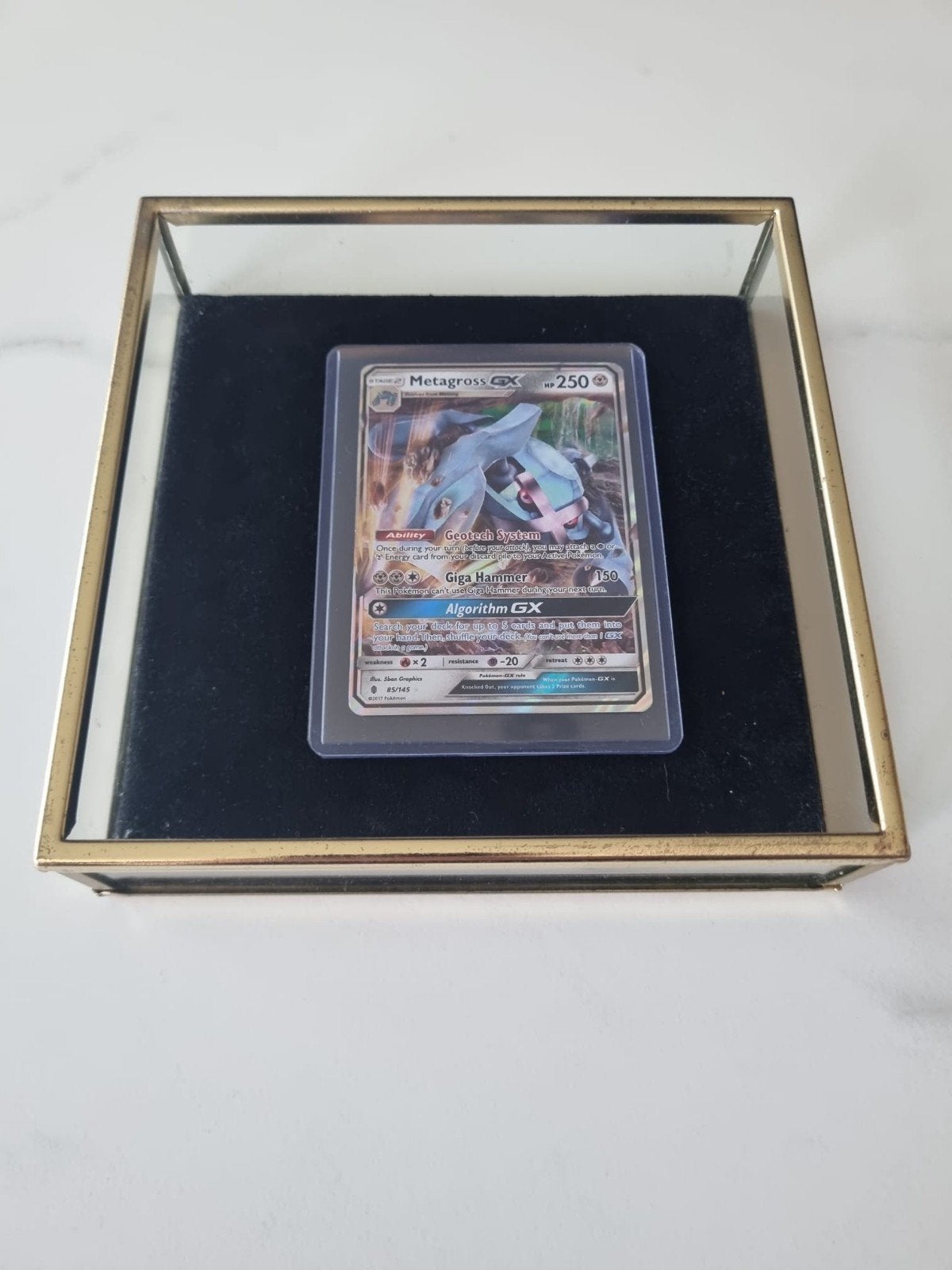 Metagross GX Pokémon kaart, Ophalen of Verzenden, Gebruikt, Losse kaart