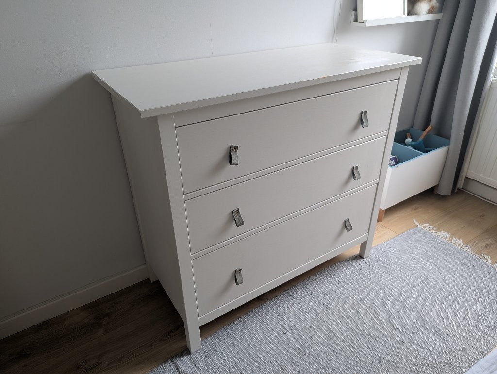 Hemnes ladekast/commode, Huis en Inrichting, Kasten | Ladekasten, Ophalen, Gebruikt, 100 tot 150 cm, 3 of 4 laden