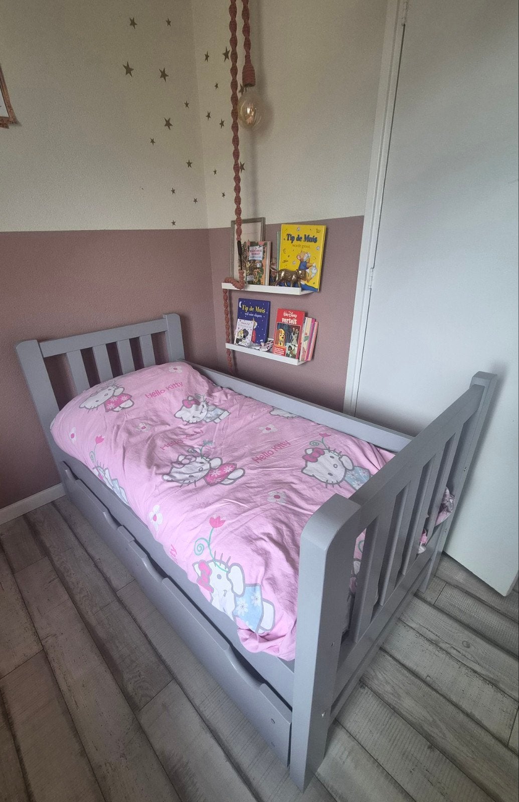 Peuterbed met valhekje en 2 opberglades, Ophalen of Verzenden