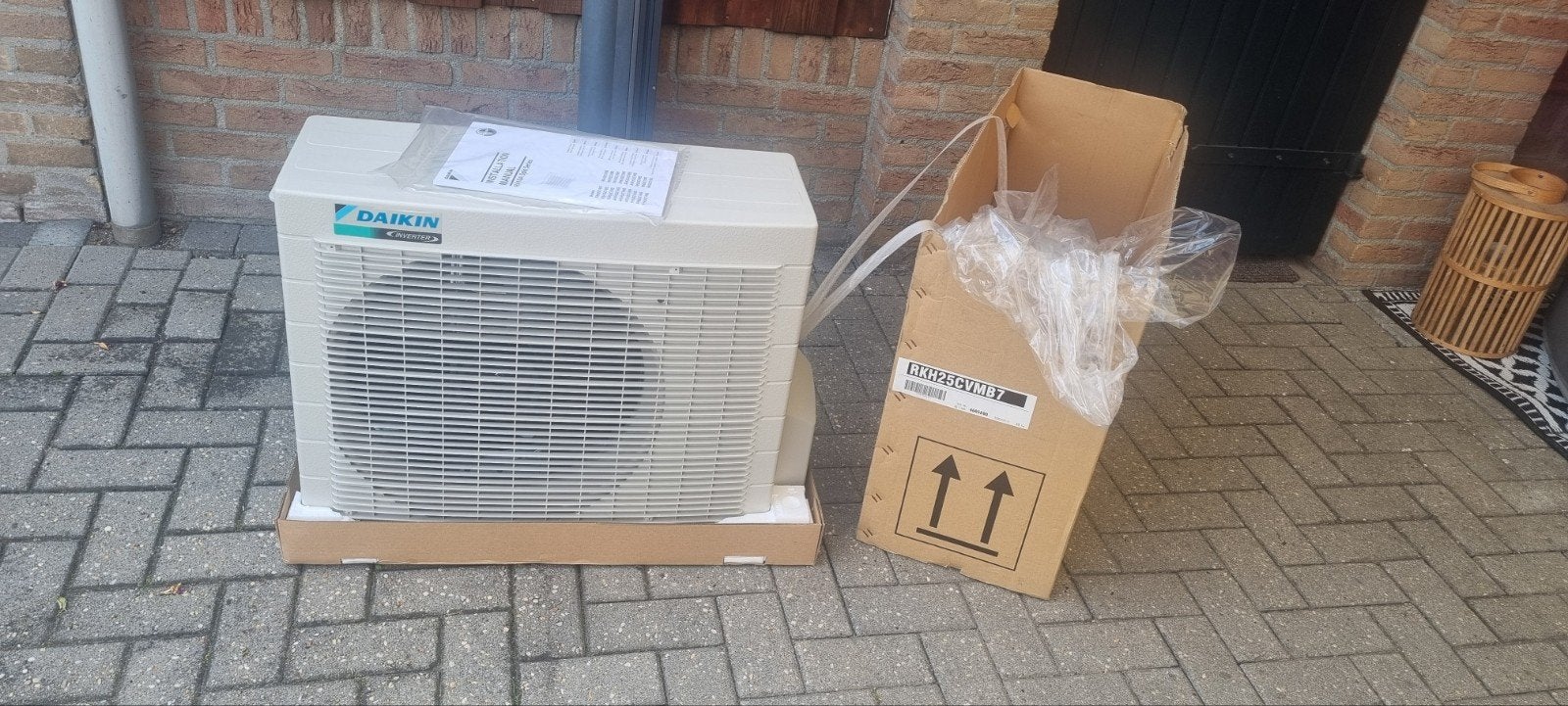 daikin airco 2.5 kw, Ophalen, Nieuw, 3 snelheden of meer, 100 m³ of groter