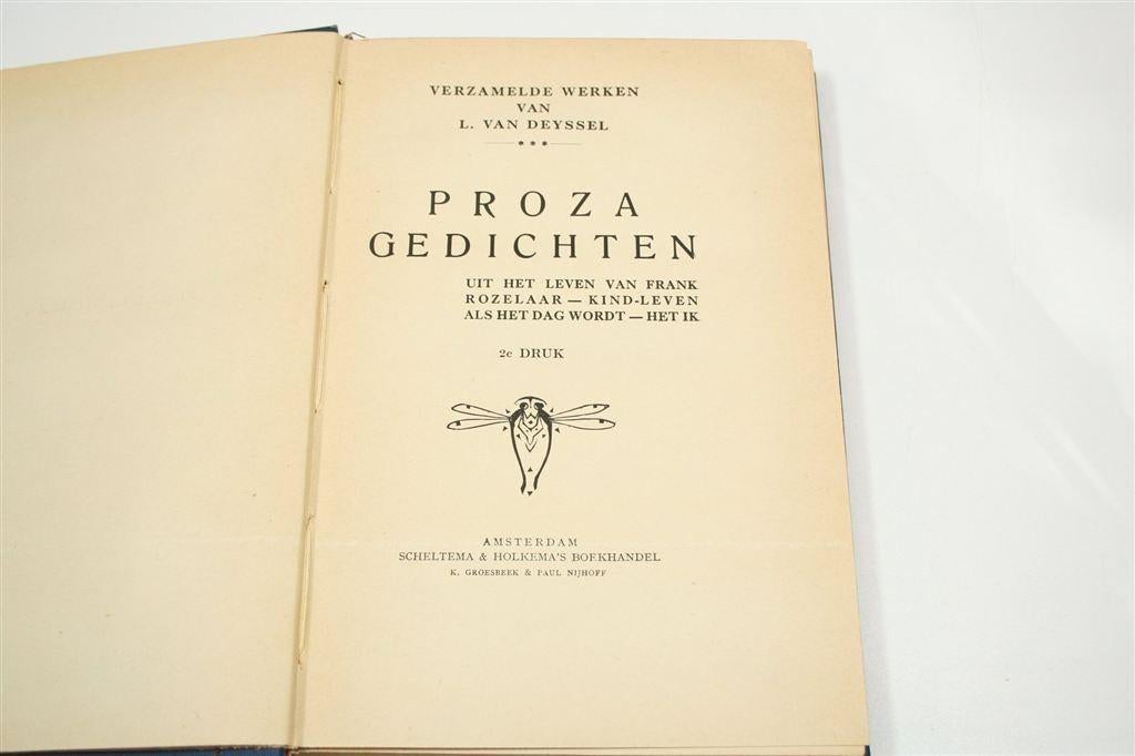 Proza Gedichten — Lodewijk van Deyssel 1920, Boeken, Ophalen of Verzenden, Gelezen