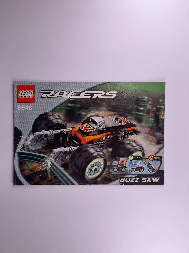 LEGO Racers 8648 (Instructions) for Set 8648 Buzz Saw, Gebruikt, Lego, Overige typen, Ophalen of Verzenden