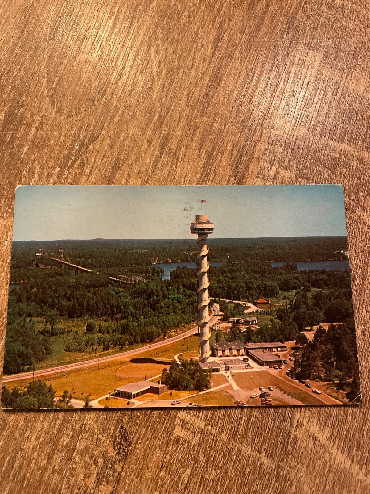 Vintage Ansichtkaart: 1000 Island Skydeck, Ontario, Canada, Ophalen of Verzenden, 1960 tot 1980, Gelopen