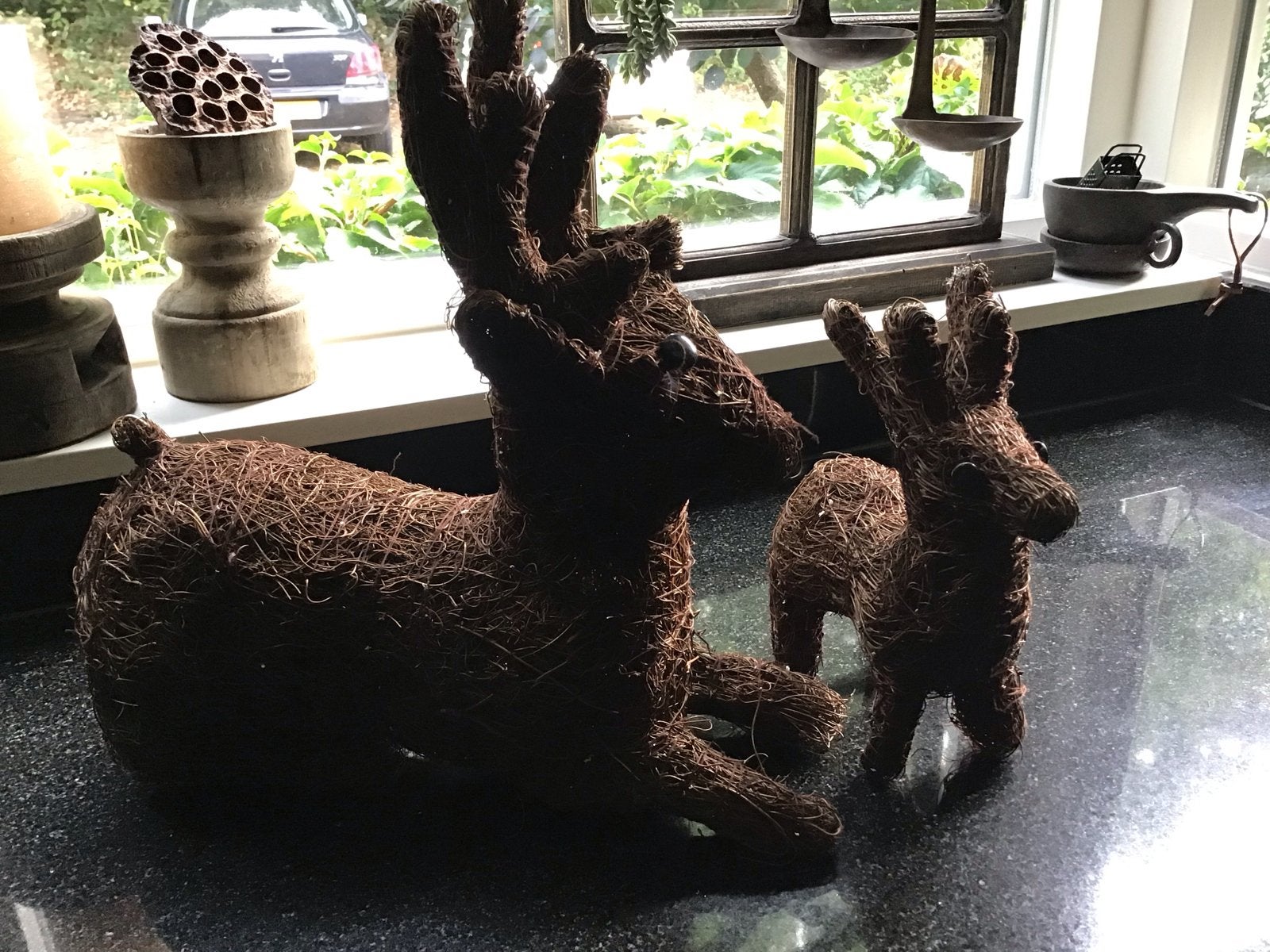 Kerst herten rendieren bruin, Ophalen of Verzenden