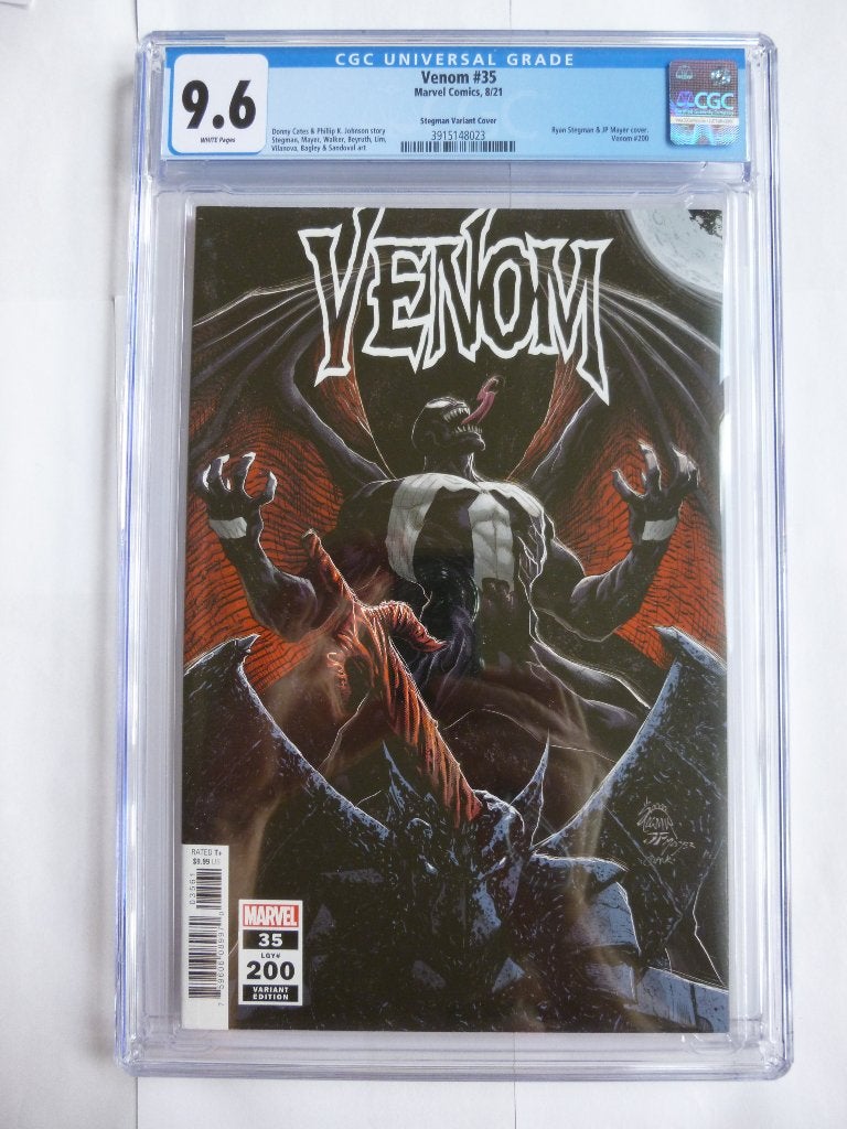 VENOM 35/200 MARVEL COMIC CGC9.6 "STEGMAN VARIANT COVER"2021, Boeken, Strips | Comics, Eén comic, Amerika, Marvel Comics, Ophalen of Verzenden