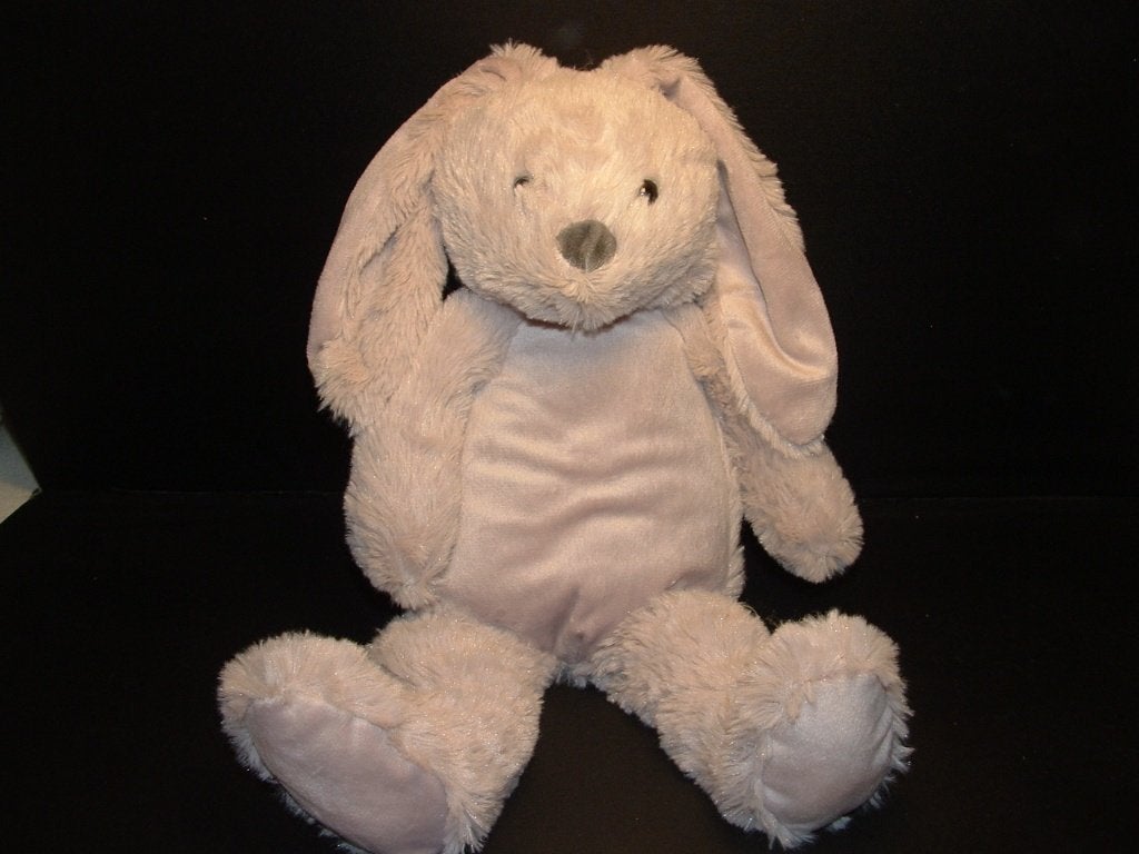 BAMBINO KONIJN PLUCHE LANGHARIG LICHTGRIJS MET, Ophalen of Verzenden, Nieuw, Overige typen