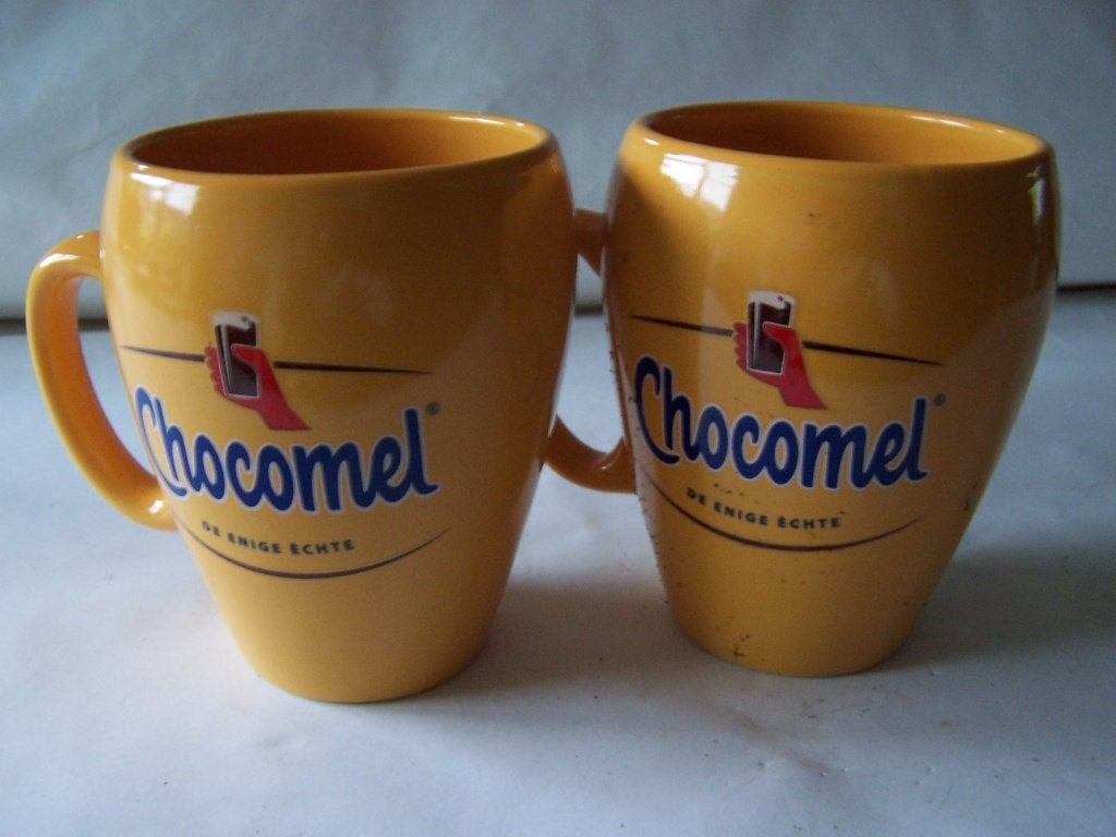 Chocomel Sprookjesbos mokken - Set van 2., Overige merken, Keramiek, Zo goed als nieuw, Overige stijlen