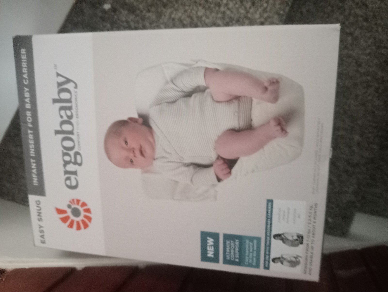 Ergobaby Easy Snug Infant Insert voor draagzak, Kinderen en Baby's, Babydragers en Draagdoeken, Overige merken, Overige typen