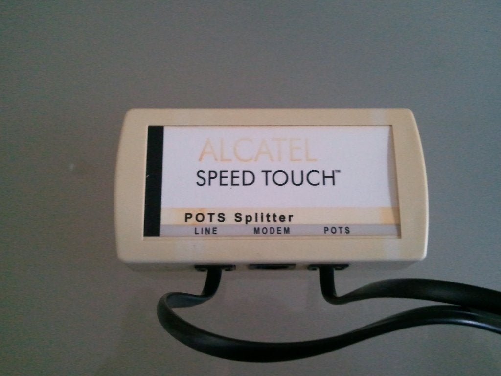 Alcatel Speed Touch Pots Splitter, Computers en Software, Vintage Computers, Ophalen of Verzenden