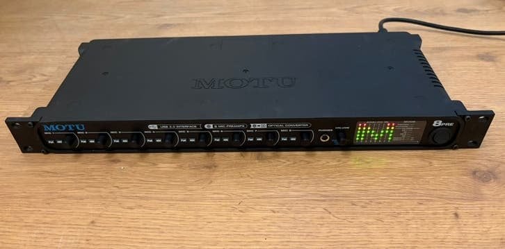 MOTU 8Pre USB Audio Interface, Ophalen of Verzenden, Gebruikt