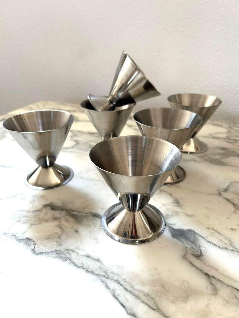Vintage RVS coupes, Overige materialen, Ophalen of Verzenden, Zo goed als nieuw, Kom(men)