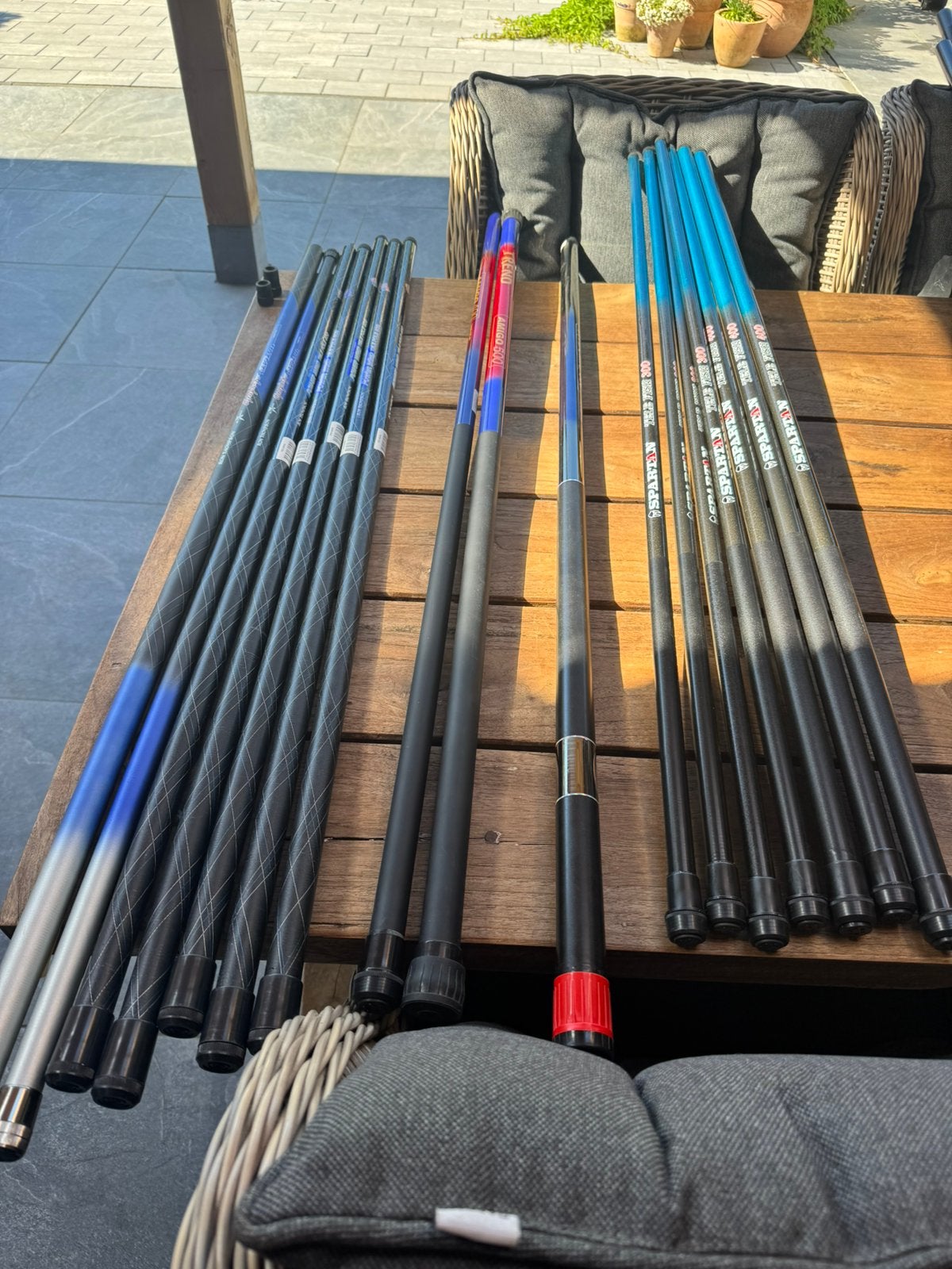 diverse  telescoop vaste hengels 3 - 4 en 5 meter, Ophalen of Verzenden, Nieuw, Vaste hengel