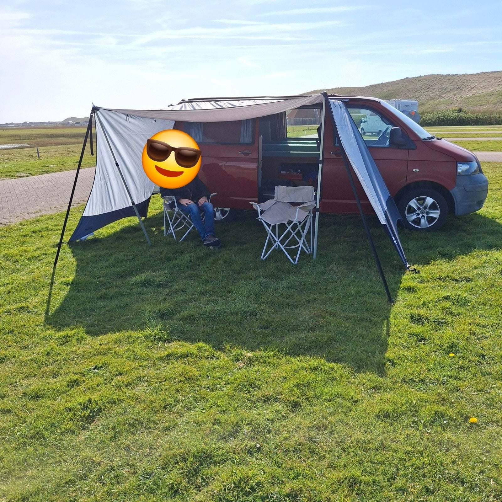 Obelink Pula Busluifel, kleur grijs, met pees en stokken, Ophalen of Verzenden, Gebruikt
