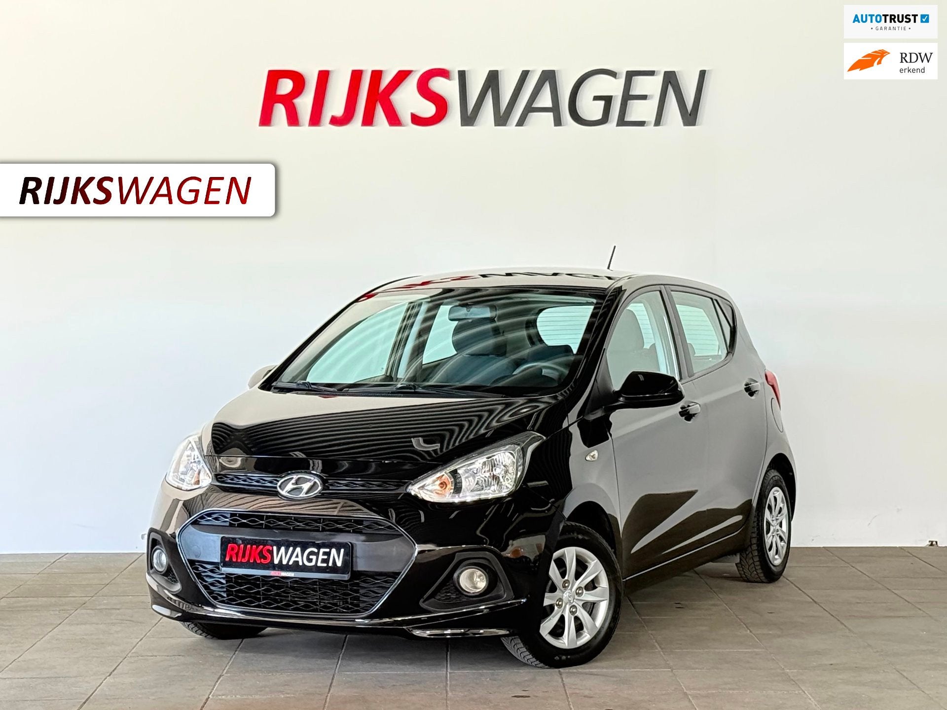 Hyundai I10 1.0i i-Motion Comfort Clima/Cruise control, Auto's, Voorwielaandrijving, Dealer onderhouden, Stof, Gebruikt