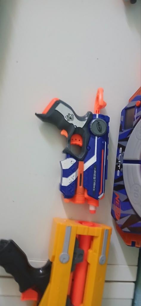 Nerf Guns Set met Doelwit - Diverse Blasters, Ophalen, Gebruikt