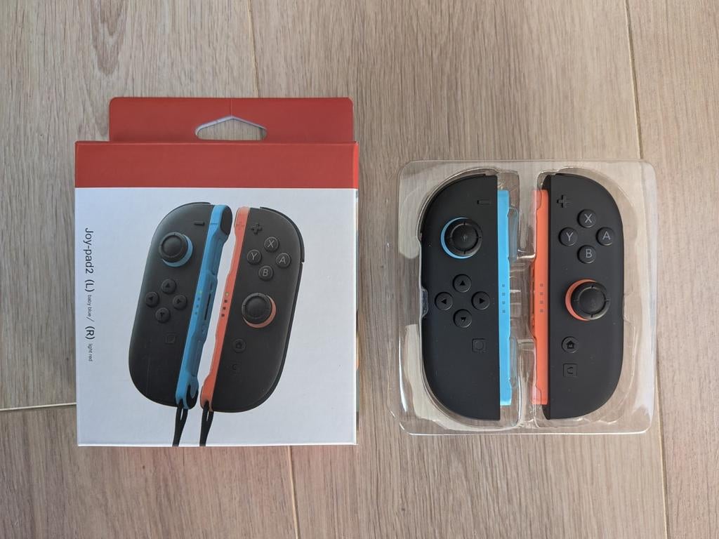 Joy-cons set switch 2 blauw & rood, Verzenden, Overige genres, Nieuw, 3 spelers of meer