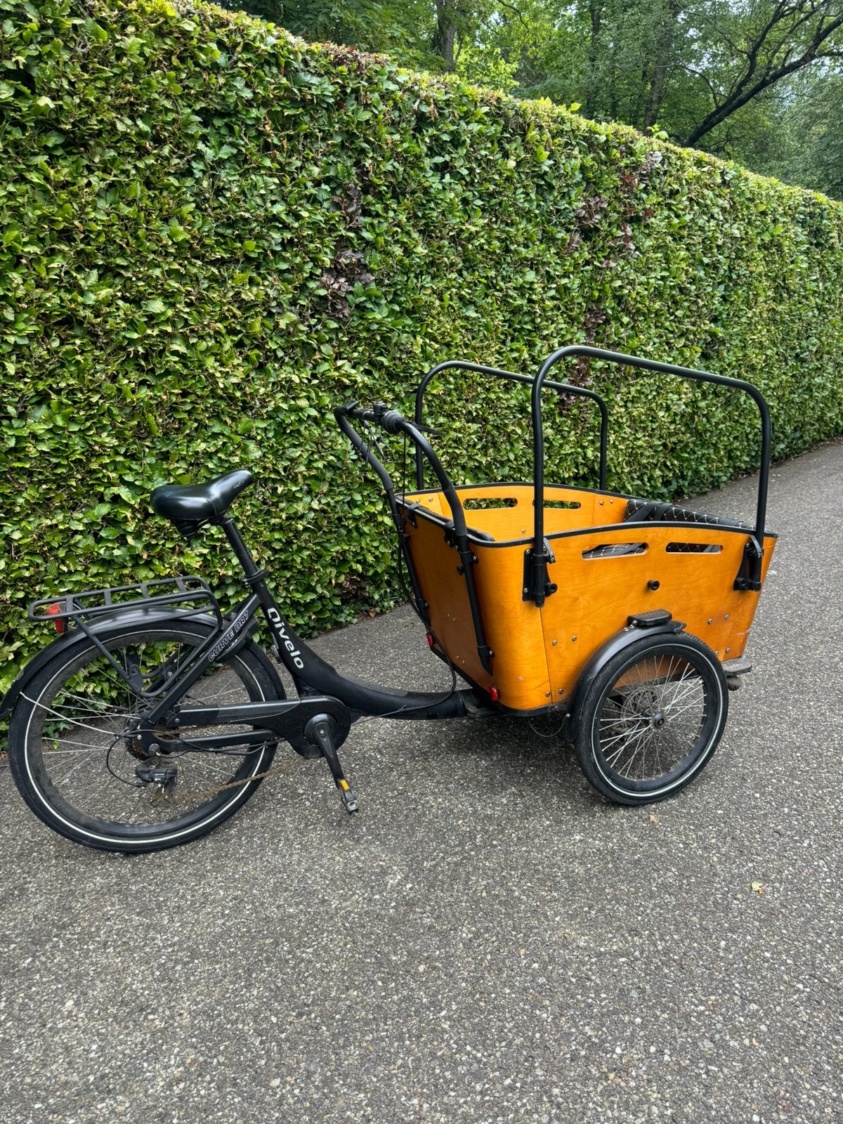 Elektrische bakfiets Qivelo curve dr7, Fietsen en Brommers, Fietsen | Bakfietsen, Ophalen, Gebruikt, 4 kinderen of meer