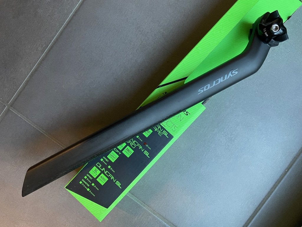 zadelpen Syncros Duncan SL aero, Verzenden, Zo goed als nieuw, Overige typen, Carbon