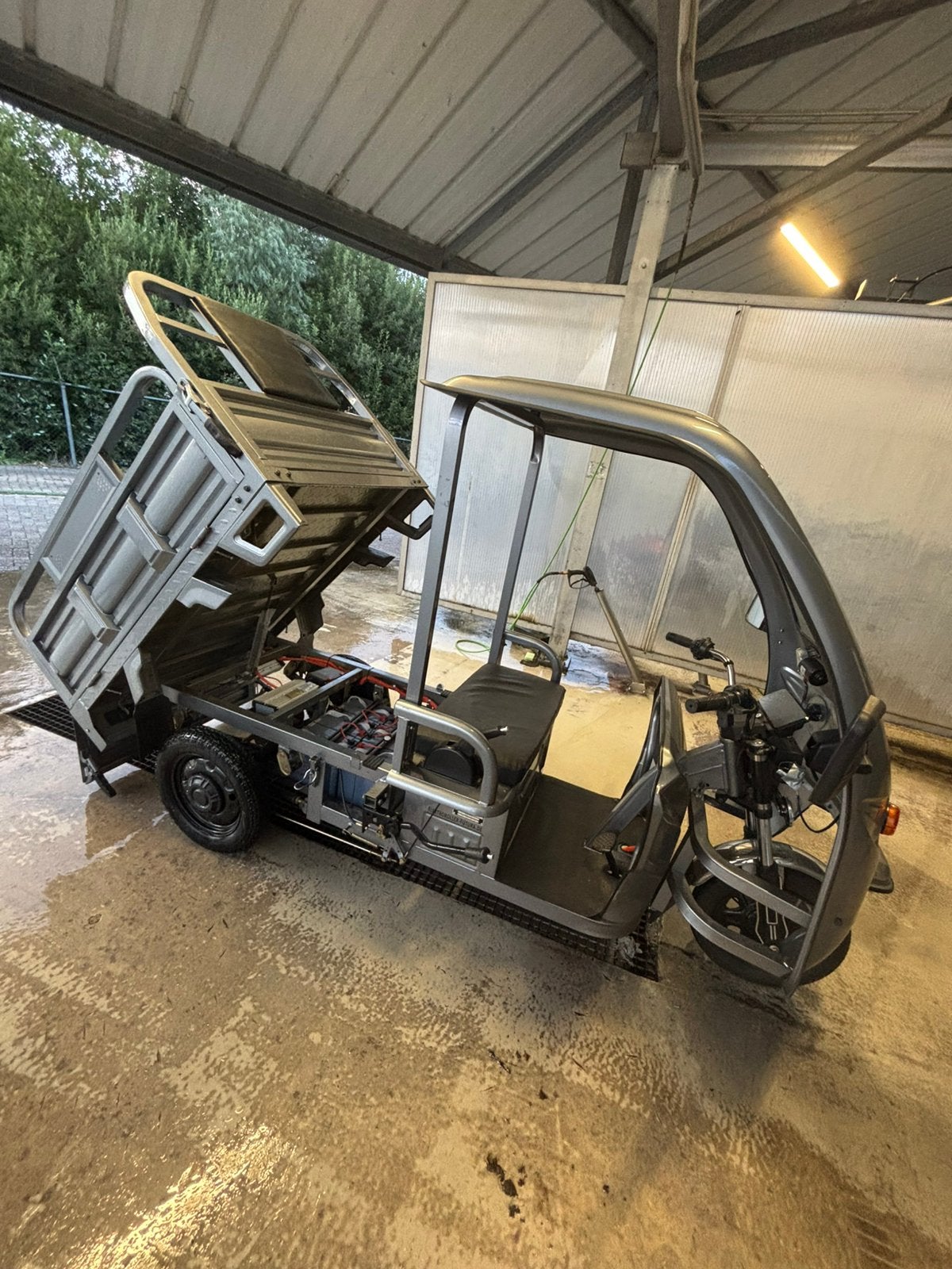 Rijbewijsvrije tuktuk (scootmobiel) vaste prijs!, Ophalen, Maximaal 45 km/u, Elektrisch, Zo goed als nieuw