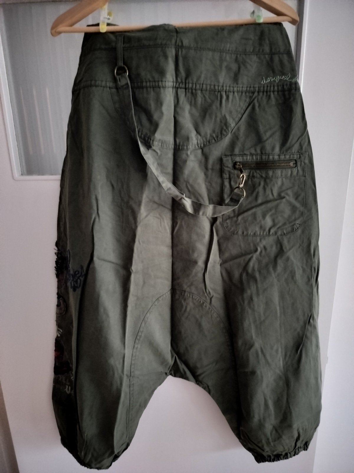 Harem broek van Desigual, Zwart, Ophalen of Verzenden, Zo goed als nieuw, Onder de knie