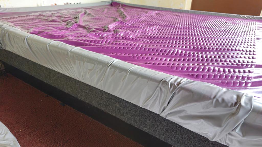 Stretch-top waterbed 180210, Huis en Inrichting, Slaapkamer | Waterbedden, Ophalen, Solo-systeem, Gebruikt, 210 cm