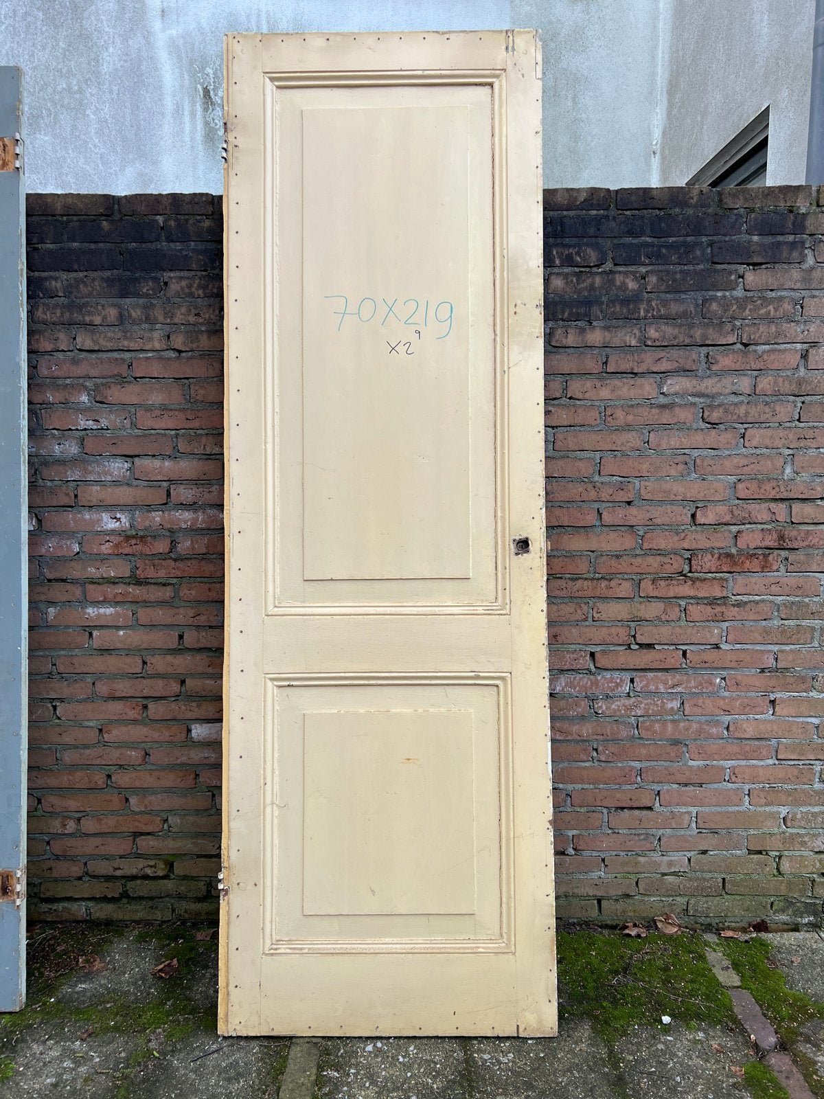 Oude houten binnendeur paneeldeur 70x219x3cm, Doe-het-zelf en Verbouw, Ophalen, Gebruikt, Minder dan 80 cm, 215 cm of meer