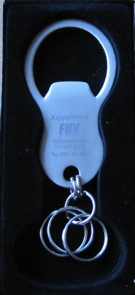 sleutelhanger van de Kappersbond FNV -  nieuw, Ophalen of Verzenden, Nieuw, Merk