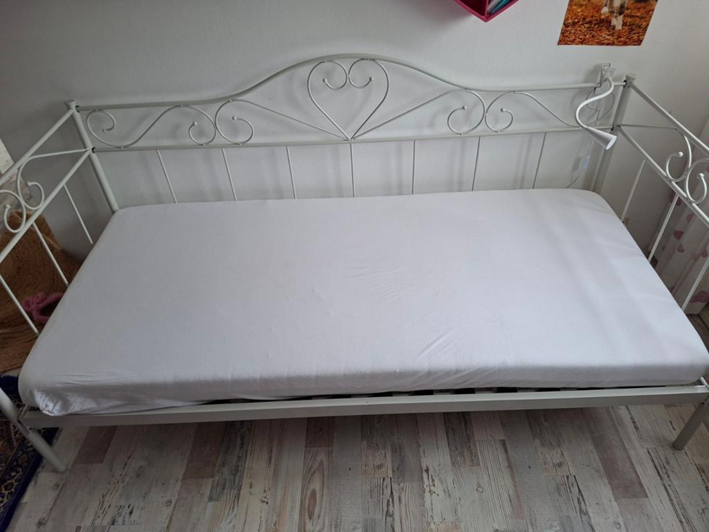 1 persoons bed, prinsessen bed, Ophalen, 90 cm, Eenpersoons, Zo goed als nieuw