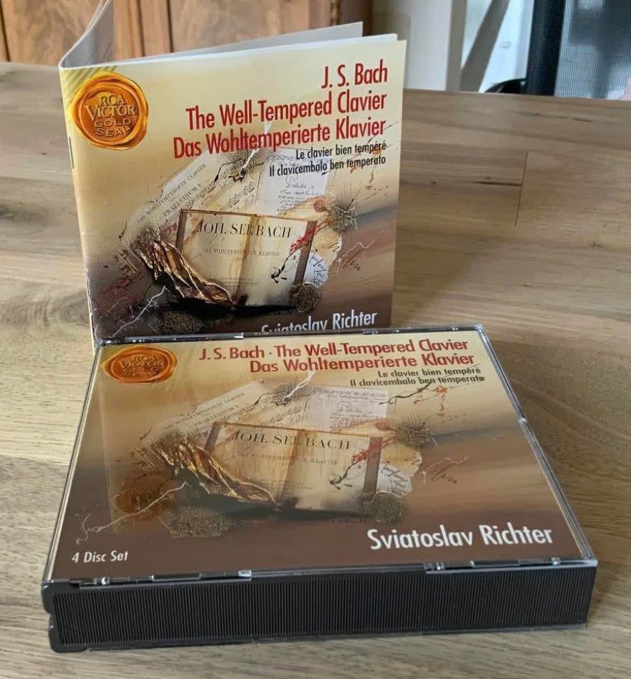 CDs J.S. Bach - Das Wohltemperierte Klavier - S. Richter, Verzenden, Barok, Zo goed als nieuw, Overige typen