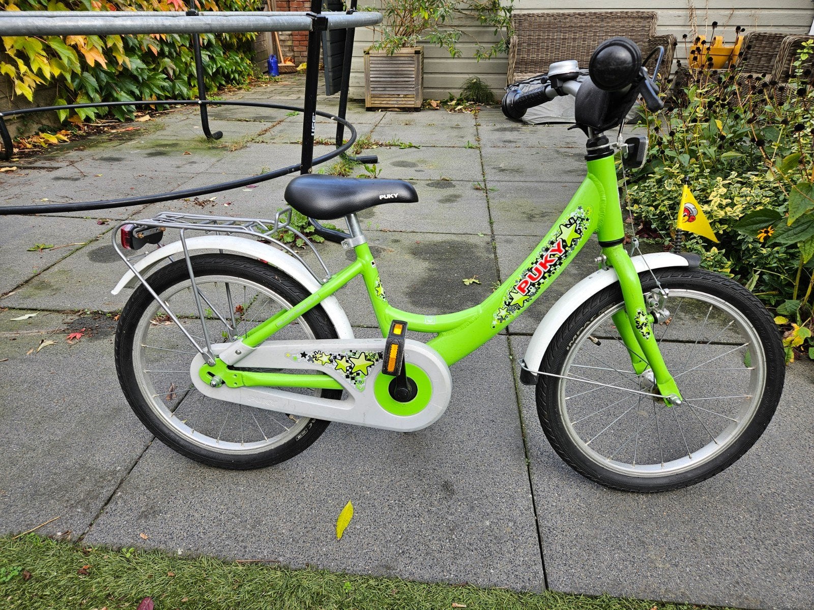 Puky kinderfiets groen - 18 inch, Ophalen, Gebruikt, 16 tot 20 inch