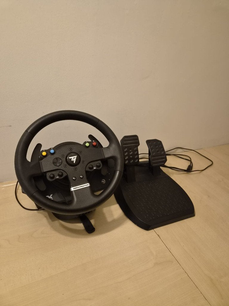 Thrustmaster TMX Force Feedback stuur + pedalen + tafelklem, Ophalen of Verzenden, Zo goed als nieuw, Thrustmaster TCA