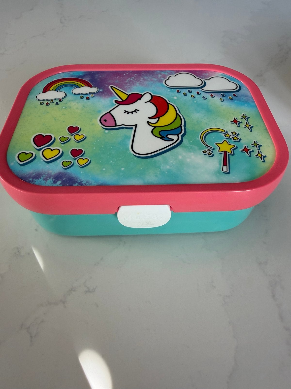 Mepal lunchbox eenhoorn design, Ophalen of Verzenden, Gebruikt