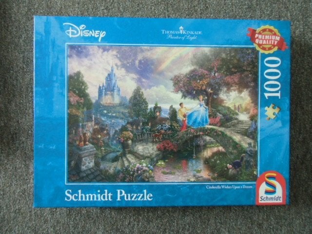 Legpuzzel Disney Cinderella, Ophalen, 500 t/m 1500 stukjes, Zo goed als nieuw, Legpuzzel