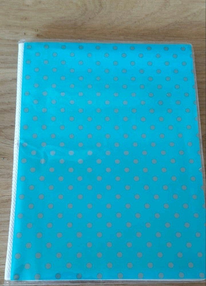 Fotoalbum met insteekhoezen - Blauw met stippen, Blauw, Verzenden, Nieuw, Met insteekhoezen