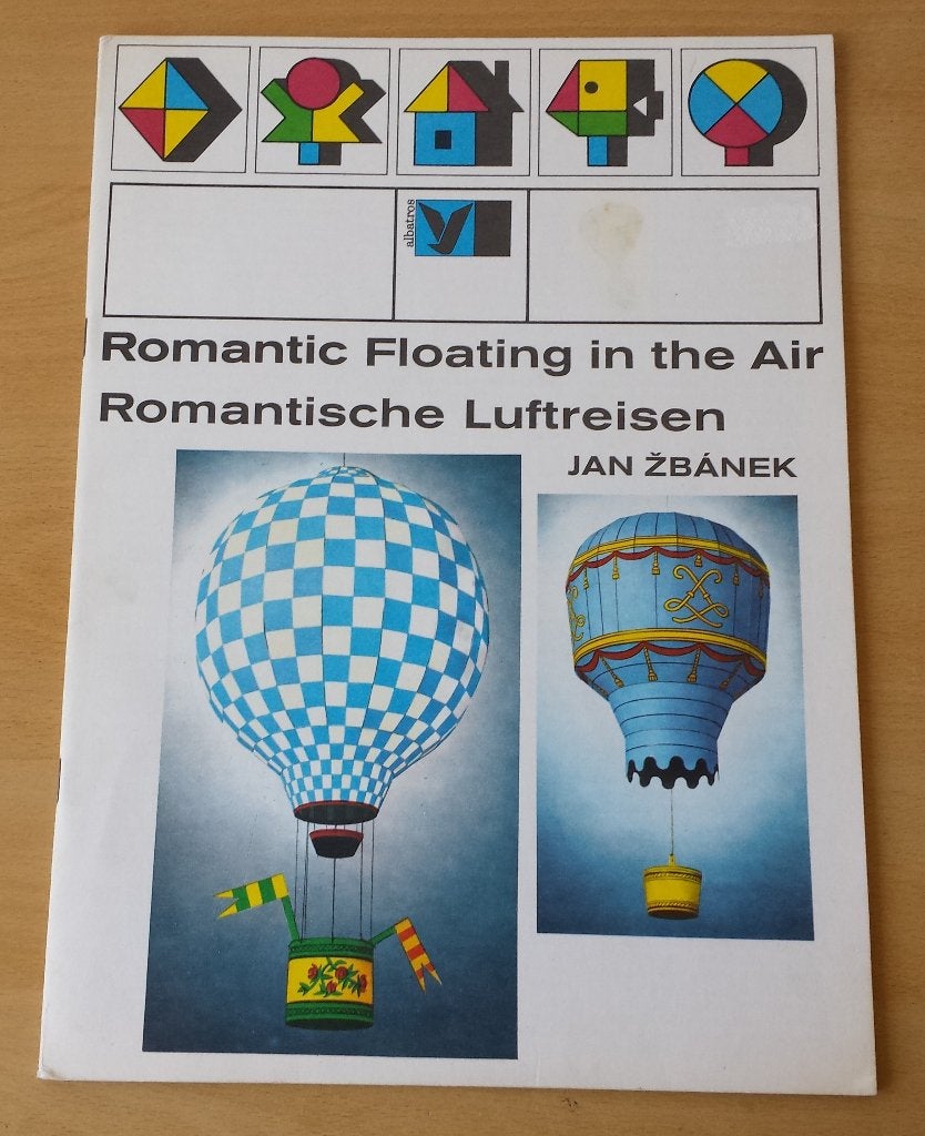 1 x 2 Vintage Luchtballonnen Karton - Jan Zbanek -  jrn.80, Hobby en Vrije tijd, Voertuigen, Nieuw, Meerkleurig, Ophalen of Verzenden