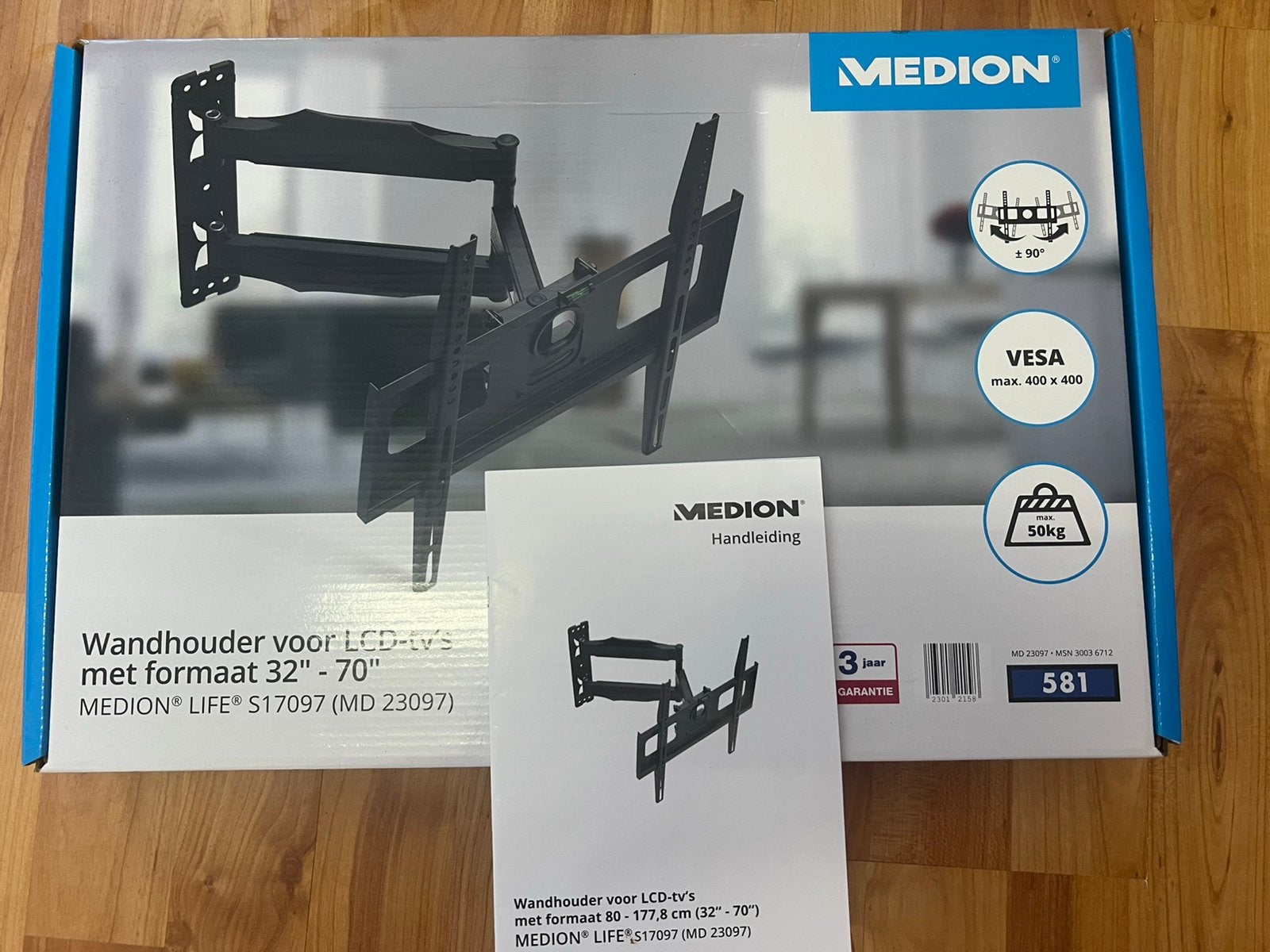 Medion tv muurbeugel voor LCD TV, Ophalen of Verzenden, Nieuw