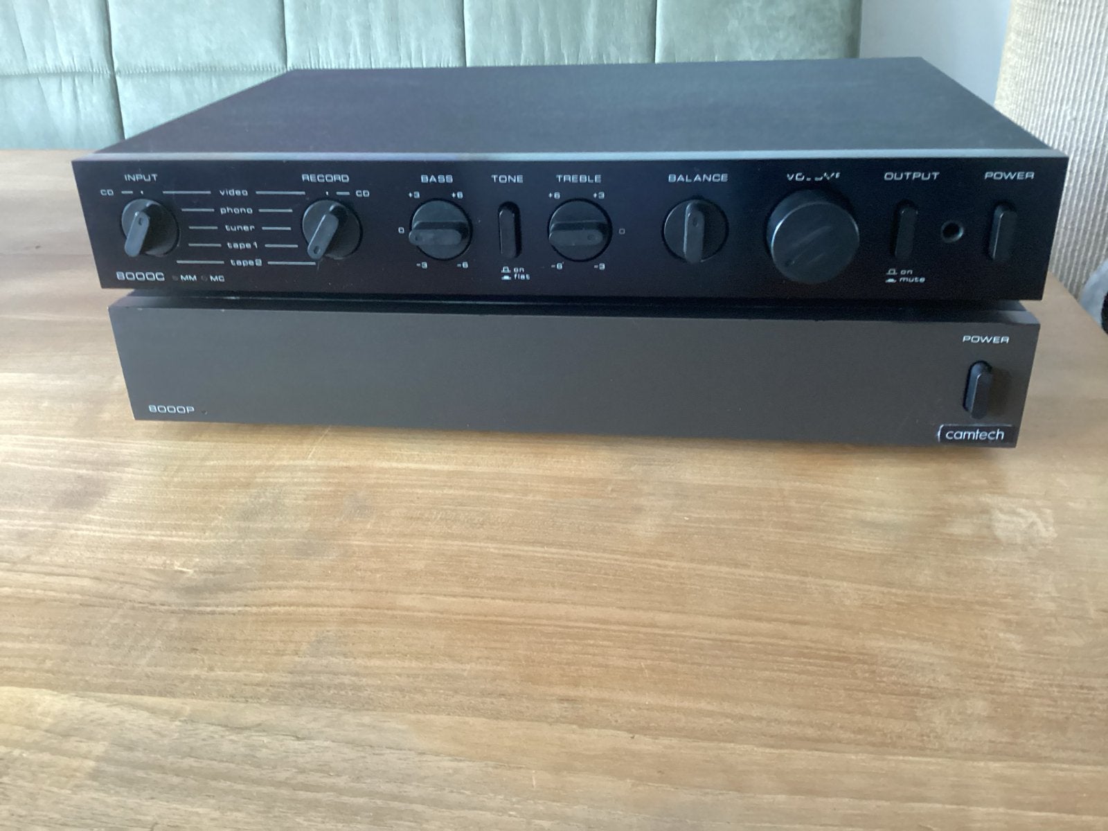 Camtech / Audiolab 8000C & 8000P met phono MM MC High End, Audio, Tv en Foto, Versterkers en Receivers, Overige merken, Gebruikt