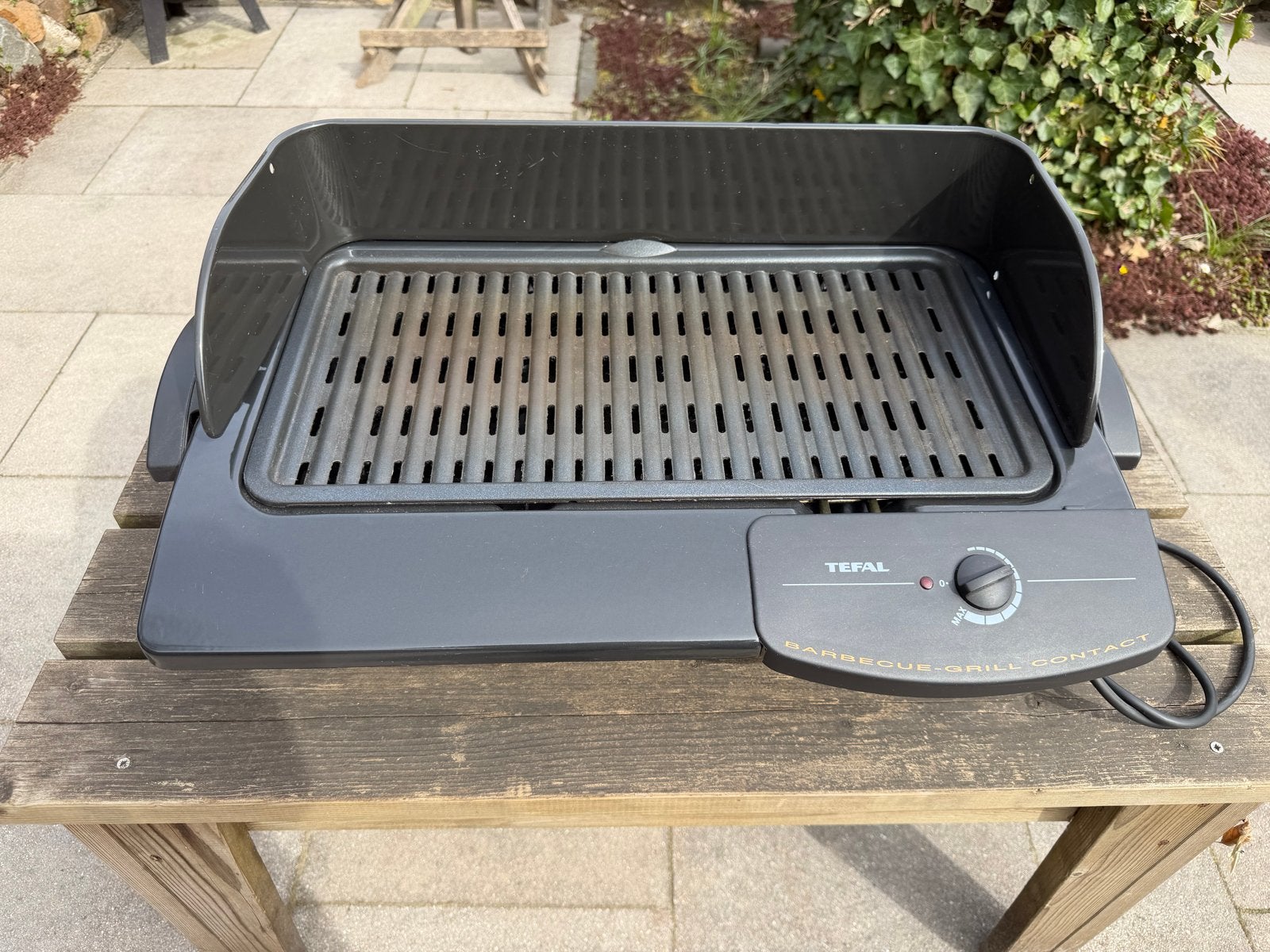 Tefal Barbecue Grill Contact - Elektrische BBQ, Tuin en Terras, Ophalen of Verzenden, Gebruikt