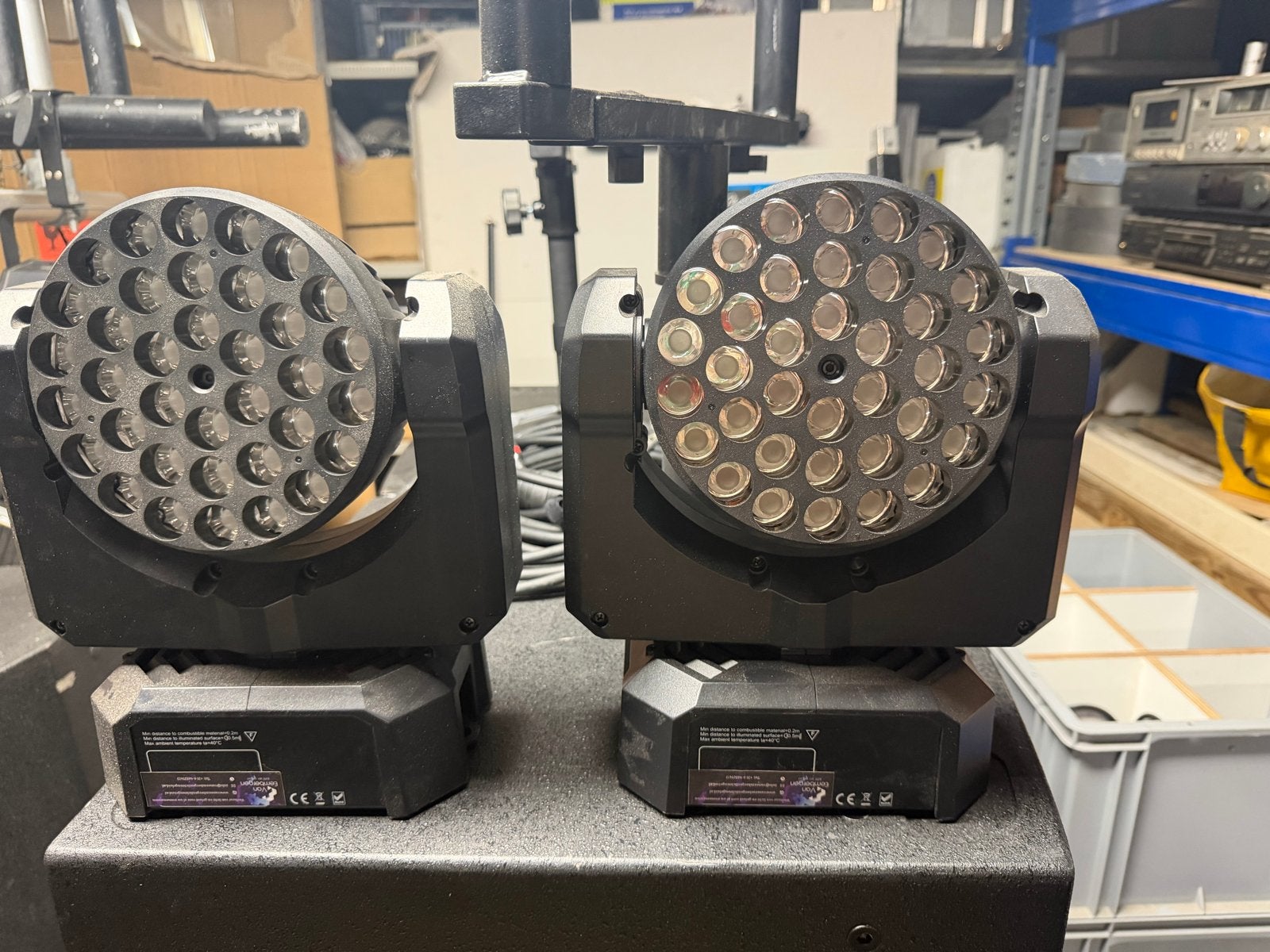 AYRA ERO 101 LED Movinghead Lichtset (2 stuks), Ophalen of Verzenden, Gebruikt, Licht, Kleur