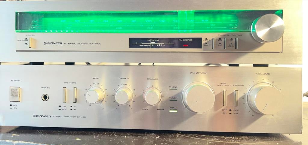 Pioneer SA-420 + TX-410L, Ophalen of Verzenden, Gebruikt, Pioneer
