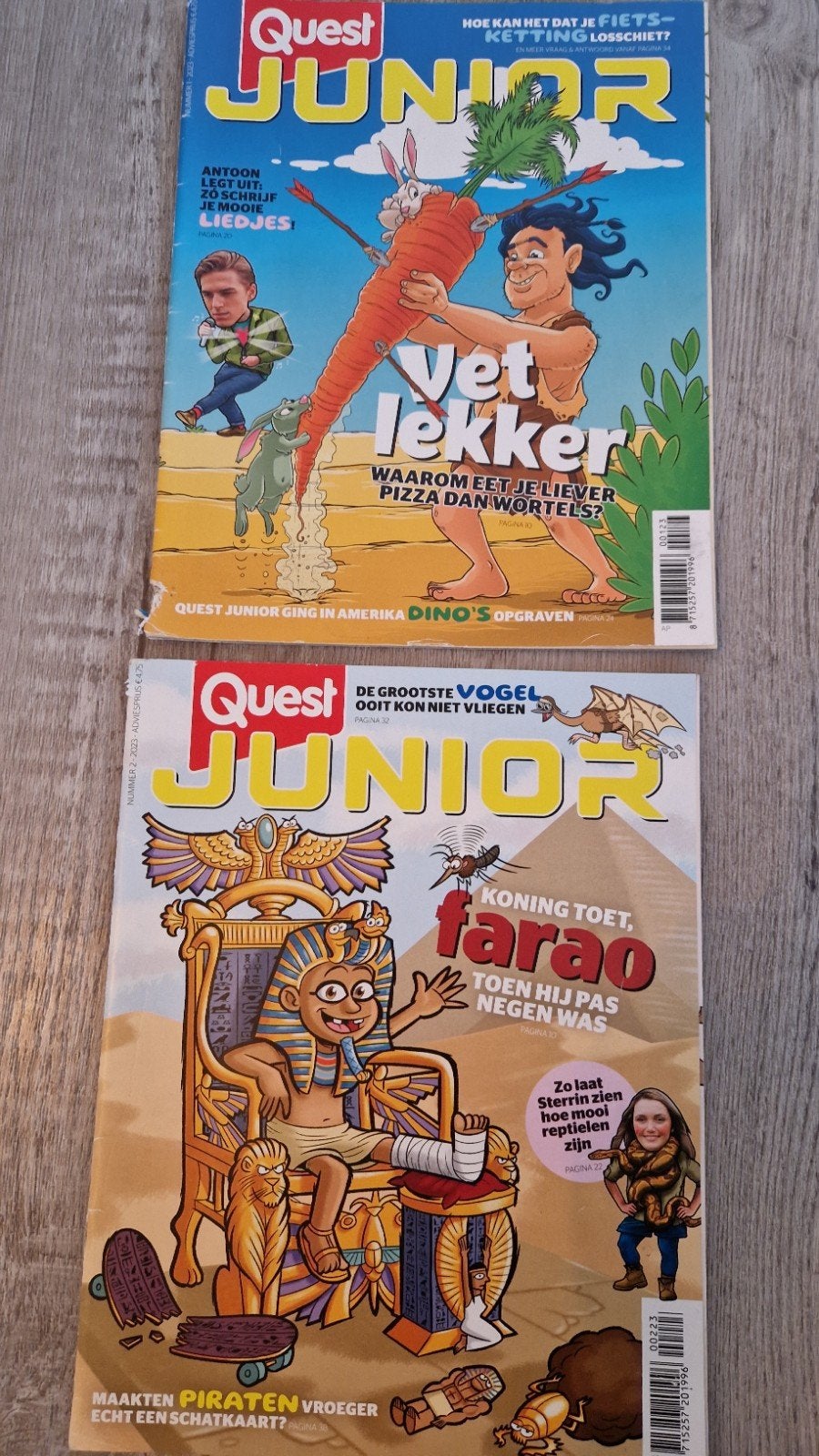 12x Quest Junior 2021-2024 tijdschrift kind, Boeken, Ophalen, Zo goed als nieuw, Non-fictie