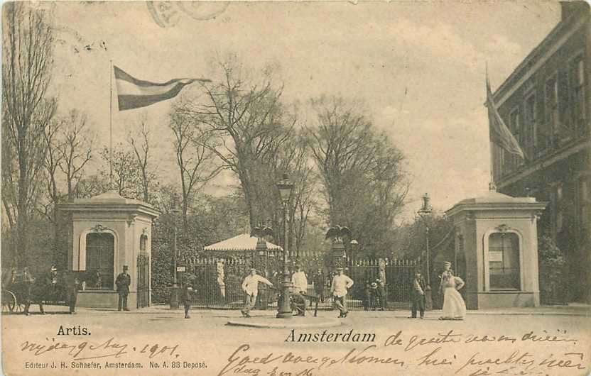 380-937-021 Amsterdam Artis, Verzenden, Voor 1920, Noord-Holland