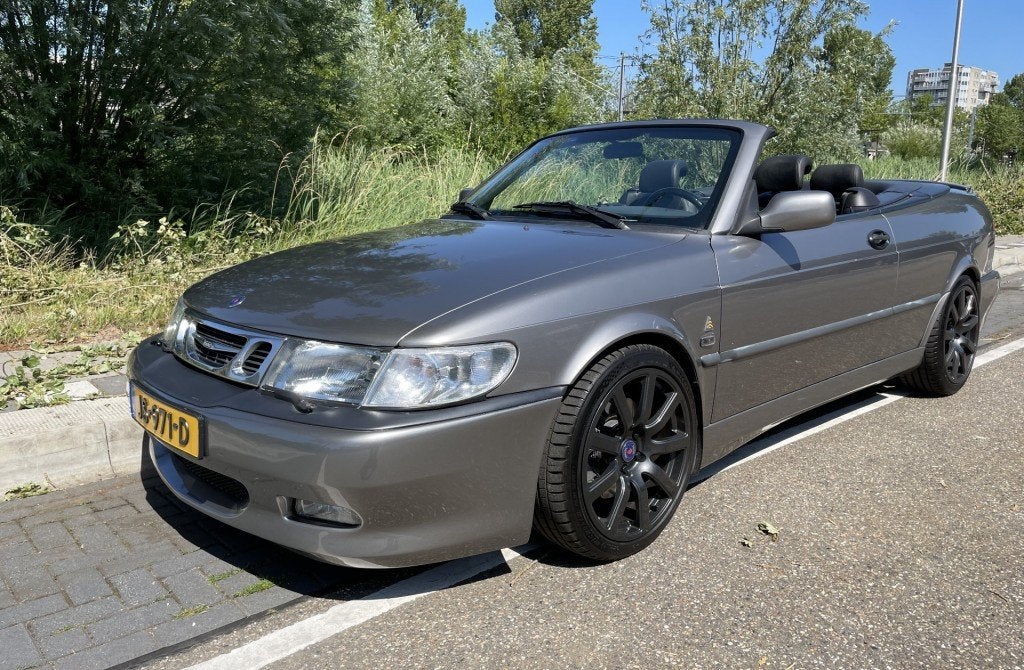 Saab 9-3 2.0 Turbo Aero Cabriolet  VOORJAARSAANBIEDING!!!, Voorwielaandrijving, Gebruikt, 4 cilinders, Cabriolet