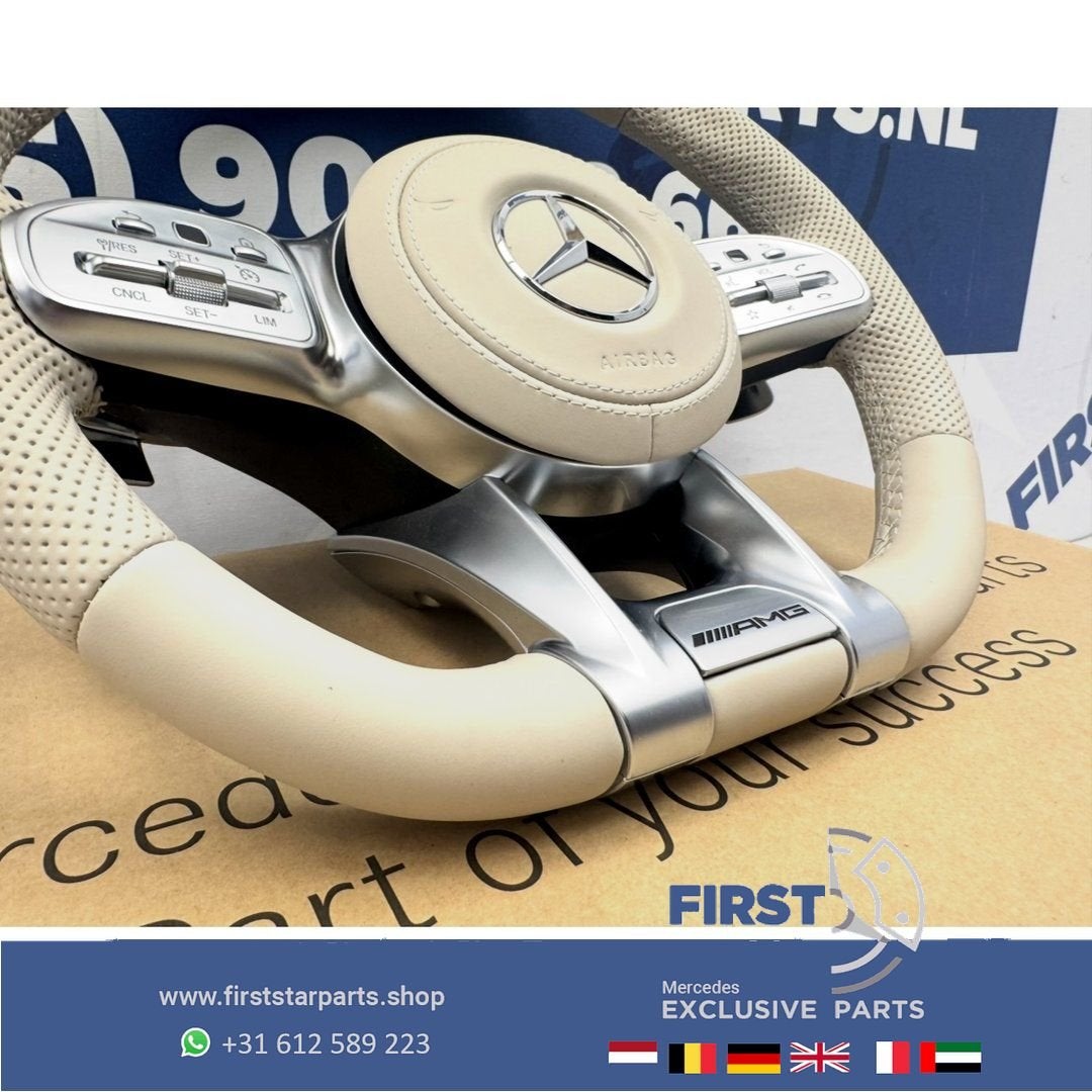 2023 AMG STUUR BEIGE A35 A45 CLA45 C63 E63 GLC63 GLE63 GT63