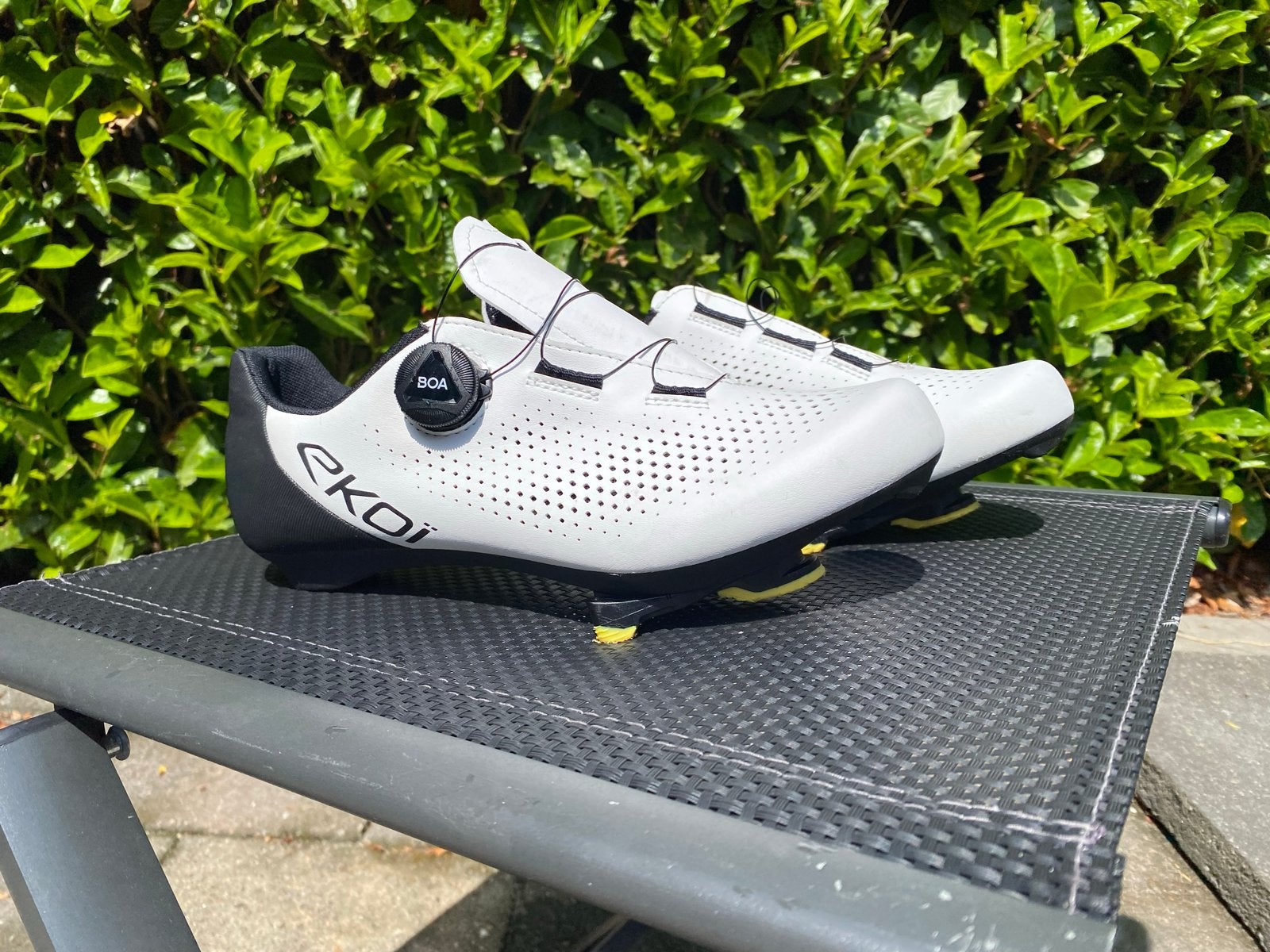 Ekoi racefiets schoenen wit met BOA sluiting Maat 41, Fietsen en Brommers, Gebruikt, Dames, Schoenen, Overige maten